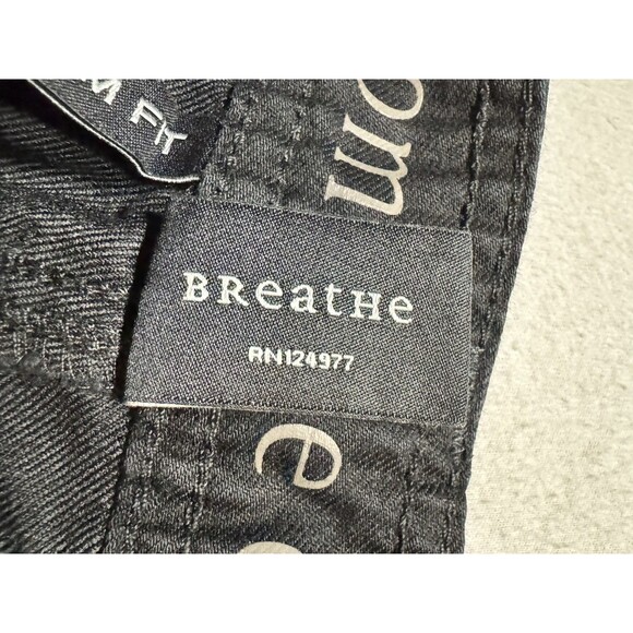 PrAna Black Slim Fit Straight Leg Pants Size 32x32 Hiking Outdoors Jeans - Picture 3 of 10